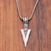 New Fashion Arrow Necklace Black Metal Punk Cross Pendant Necklace Unisex Jewelry