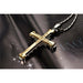 New Fashion Arrow Necklace Black Metal Punk Cross Pendant Necklace Unisex Jewelry