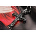 New Fashion Arrow Necklace Black Metal Punk Cross Pendant Necklace Unisex Jewelry