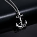 New Fashion Arrow Necklace Black Metal Punk Cross Pendant Necklace Unisex Jewelry