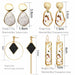 Statement Drop Earrings For Women Fashion Vintage Geometric Long Dangle Earrings