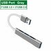 USB C HUB 3.0 Type C 3.1 4 Port Multi Splitter Adapter OTG PC Computer Accessories