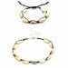 Vintage Beach Jewelry Bohemian Shell Hand-Woven Pendant Necklace Bracelet Set