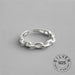 Vintage Sterling Silver Color Metal Punk Open Design Finger Rings Men Women Jewelry
