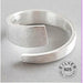 Vintage Sterling Silver Color Metal Punk Open Design Finger Rings Men Women Jewelry