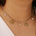 Pearl Necklaces Women Fashion Multi-Layer Shell Knot Pearl Chain Necklace Jewelry