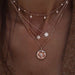 Pearl Necklaces Women Fashion Multi-Layer Shell Knot Pearl Chain Necklace Jewelry