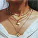 Pearl Necklaces Women Fashion Multi-Layer Shell Knot Pearl Chain Necklace Jewelry