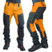 Casual Men Fashion Color Block Multi Pockets Sports Long Cargo Pants Work Trousers Men