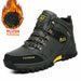 Men Waterproof Leather Boots Sneaker Warm Hiking Outdoor Boots