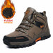 Men Waterproof Leather Boots Sneaker Warm Hiking Outdoor Boots