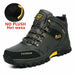 Men Waterproof Leather Boots Sneaker Warm Hiking Outdoor Boots