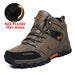 Men Waterproof Leather Boots Sneaker Warm Hiking Outdoor Boots