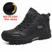Men Waterproof Leather Boots Sneaker Warm Hiking Outdoor Boots