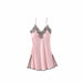 5PC Silk Robe Sleep Suit Women Lace Satin Gown Set V-Neck Nightwear Cami Pajama Set