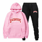Fashion Brand Backwoods Men's Fleece Hoodie Thick Warm Tracksuit Sportswear
