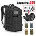 Large Capacity Men Military Tactical Backpack Softback Waterproof Hiking Camping Hunting Bags