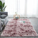 Shaggy Tie-dye Printed Carpet Plush Floor Fluffy Mats Faux Fur Area Silky Rugs