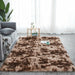 Shaggy Tie-dye Printed Carpet Plush Floor Fluffy Mats Faux Fur Area Silky Rugs