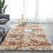 Printed Shaggy Carpet Plush Floor Fluffy Mats Faux Fur Silky Rugs