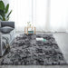 Printed Shaggy Carpet Plush Floor Fluffy Mats Faux Fur Silky Rugs