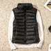 Women Sleeveless Ultra Light Down Vests Slim Jacket Lightweight Warm Waistcoat