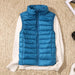 Women Sleeveless Ultra Light Down Vests Slim Jacket Lightweight Warm Waistcoat