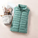 Women Sleeveless Ultra Light Down Vests Slim Jacket Lightweight Warm Waistcoat