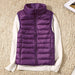 Women Sleeveless Ultra Light Down Vests Slim Jacket Lightweight Warm Waistcoat