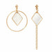 Statement Drop Earrings For Women Fashion Vintage Geometric Long Dangle Earrings