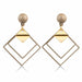 Statement Drop Earrings For Women Fashion Vintage Geometric Long Dangle Earrings