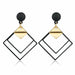 Statement Drop Earrings For Women Fashion Vintage Geometric Long Dangle Earrings