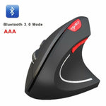 Vertical Ergonomic Wireless Mouse USB Rechargeable Gaming 2.4G Wireless Bluetooth Mouse