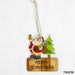 Christmas Tree Ornament Decoration for Home Wooden Pendant Navidad Gift