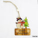 Christmas Tree Ornament Decoration for Home Wooden Pendant Navidad Gift