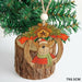 Christmas Tree Ornament Decoration for Home Wooden Pendant Navidad Gift