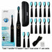 Sonic Electric Toothbrush 5 Mode USB Rechargeable Tooth Brushes Replacement Heads Set
