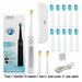 Sonic Electric Toothbrush 5 Mode USB Rechargeable Tooth Brushes Replacement Heads Set
