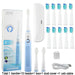 Sonic Electric Toothbrush 5 Mode USB Rechargeable Tooth Brushes Replacement Heads Set