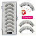 Magnetic Eyelashes Curler Set Long 3D Mink Magnetic Lashes Natural Thick False Eyelashes