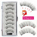 Magnetic Eyelashes Curler Set Long 3D Mink Magnetic Lashes Natural Thick False Eyelashes