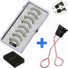 Magnetic Eyelashes Curler Set Long 3D Mink Magnetic Lashes Natural Thick False Eyelashes