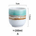 200ml Ceramic Coffee Cups Specialized Tea Latte Mugs