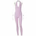 Women Long Jumpsuits Skinny Backless Sleeveless Overalls Fashion Sportswear