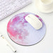 Round Mouse Pad Planet Series Desk Mat Non-Slip Gaming Mouse Pads