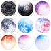 Round Mouse Pad Planet Series Desk Mat Non-Slip Gaming Mouse Pads