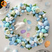 Christmas Easter Egg Decoration Artificial Stones Flower Home Party Decoration