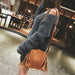 Fashion Scrub Women Bucket Bag Vintage Tassel High Quality Shoulder Bags
