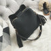 Fashion Scrub Women Bucket Bag Vintage Tassel High Quality Shoulder Bags
