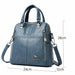 High Quality PU Leather Bags Women Multifunctional Shoulder Backpack Travel Bag